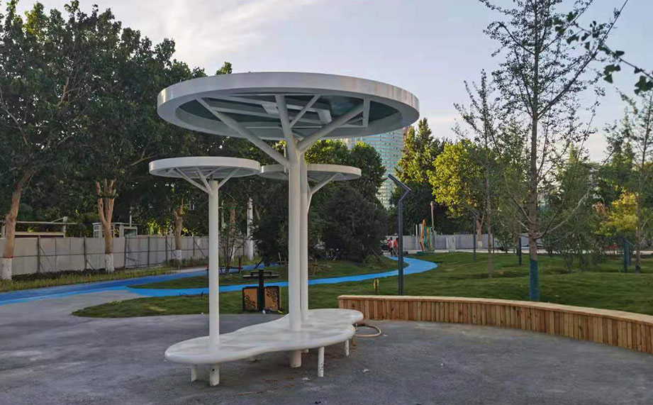 景觀燈，口袋公園